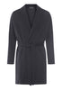 Front cutout view of HA smokey charcoal cotton Robe