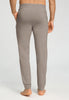 Back view of a men model wearing HA toffee melange modal/viscose/tencel Long Pants