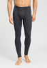 Front view of a men model wearing HA charcoal art modal/viscose/tencel Longlegs