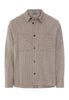 Front cutout view of HA earthy woven cotton Shirt 1/1 Arm
