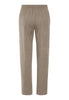Back cutout view of HA earthy woven cotton Long Pants
