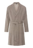 Front cutout view of HA earthy woven cotton Robe