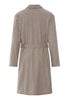 Back cutout view of HA earthy woven cotton Robe
