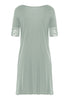 Back cutout view of HA mystic breeze modal/viscose/tencel S/SLV Nightdress 95cm