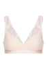 Front cutout view of HA creamy glass modal/viscose/tencel Light Padded Soft Cup Bra