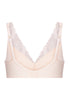 Back cutout view of HA creamy glass modal/viscose/tencel Light Padded Soft Cup Bra