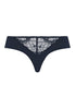 Front cutout view of HA deep navy modal/viscose/tencel Mini Briefs