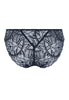 Back cutout view of HA deep navy modal/viscose/tencel Mini Briefs