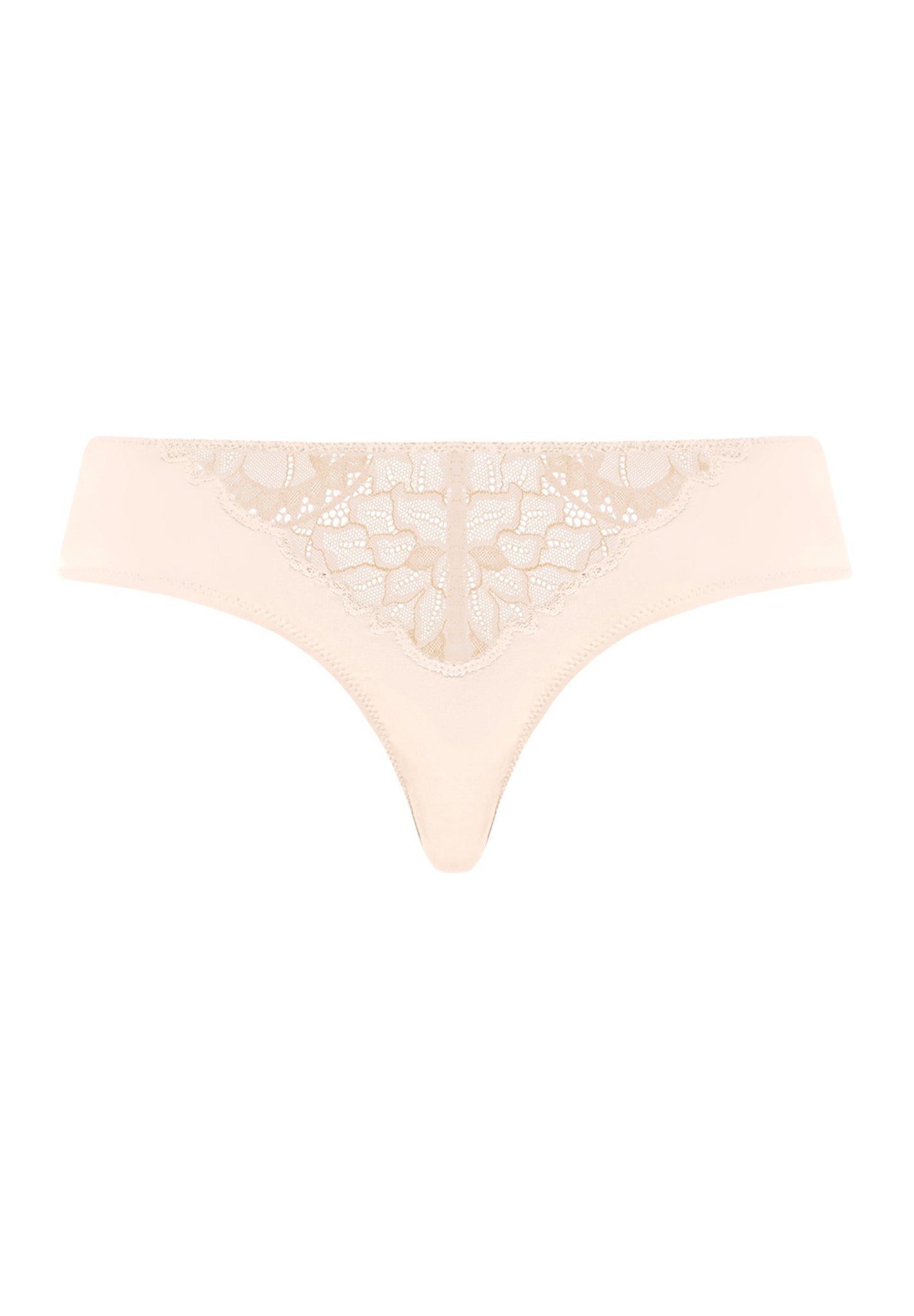 Front cutout view of HA creamy glass modal/viscose/tencel Mini Briefs