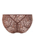 Back cutout view of HA cinnamon modal/viscose/tencel Mini Briefs