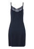 Front cutout view of HA deep navy modal/viscose/tencel Negligee 90cm
