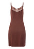 Front cutout view of HA cinnamon modal/viscose/tencel Negligee 90cm
