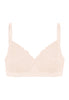 Front cutout view of HA creamy glass modal/viscose/tencel Soft Cup Bra