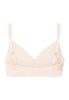 Back cutout view of HA creamy glass modal/viscose/tencel Soft Cup Bra