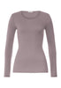 Front cutout view of HA stormy rose cotton L/SLV Shirt