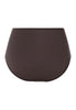 Back cutout view of HA dark mocha cotton Maxi Briefs