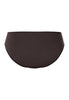 Back cutout view of HA dark mocha cotton Midi Briefs