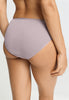 Back view of a women model wearing HA stormy rose cotton Midi Briefs