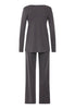 Back cutout view of HA boulevard cotton L/SLV Pajama