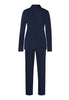 Back cutout view of HA deep navy cotton L/SLV Pajama