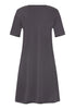 Back cutout view of HA boulevard cotton S/SLV Nightdress 90cm