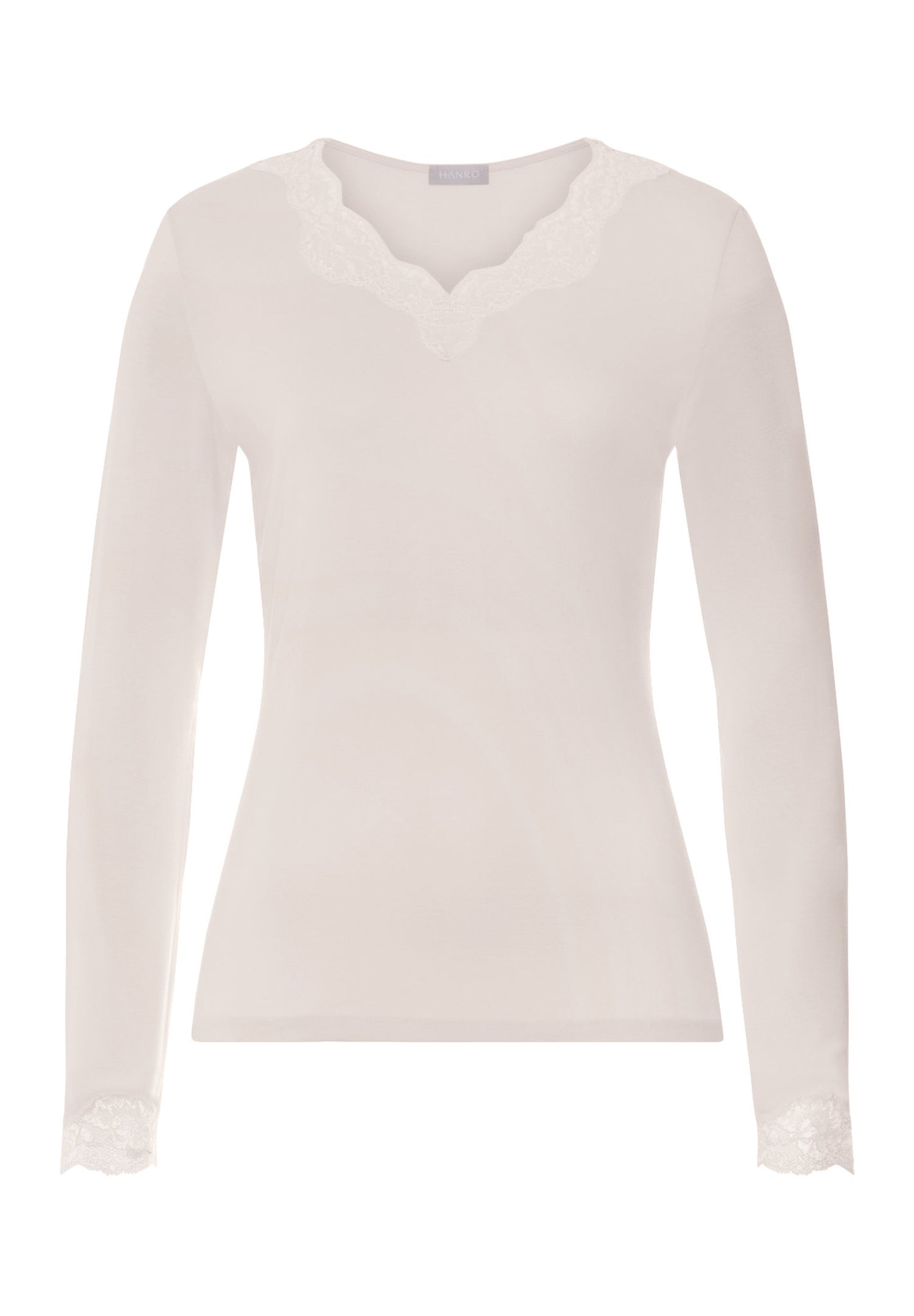 Front cutout view of HA moonlight modal/viscose/tencel L/SLV Shirt