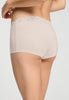 Back view of a women model wearing HA moonlight modal/viscose/tencel Panty