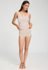 Full-body view of a women model wearing HA moonlight modal/viscose/tencel Panty