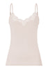 Front cutout view of HA moonlight modal/viscose/tencel Spaghetti Top