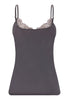 Back cutout view of HA boulevard modal/viscose/tencel Spaghetti Top