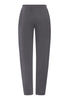 Back cutout view of HA dark sesame cotton Long Pants