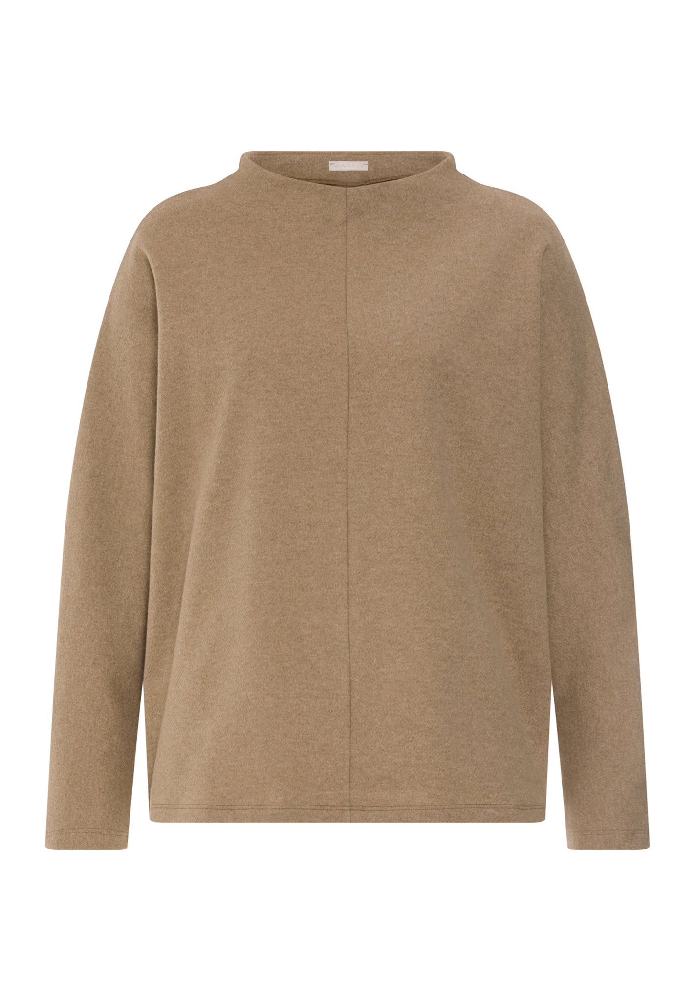 Front cutout view of HA desert clay cotton Pullover