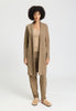 Full-body view of a women model wearing HA desert clay cotton Robe