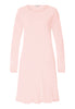 Front cutout view of HA rosewater cotton L/SLV Nightdress 100cm
