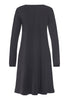 Back cutout view of HA phantom cotton L/SLV Nightdress 100cm