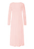 Back cutout view of HA rosewater cotton L/SLV Nightdress 130cm