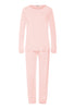 Front cutout view of HA rosewater cotton L/SLV Pajama
