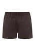 Back cutout view of HA dark mocha silk Knickers