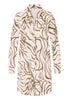 Front cutout view of HA wild suede cotton L/SLV Nightdress 90cm