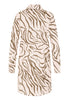 Back cutout view of HA wild suede cotton L/SLV Nightdress 90cm