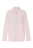 Front cutout view of HA rose check cotton L/SLV Shirt
