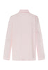 Back cutout view of HA rose check cotton L/SLV Shirt