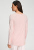 Back view of a women model wearing HA rosewater cotton L/SLV Shirt