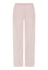 Front cutout view of HA rose check cotton Long Pants