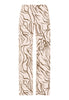 Front cutout view of HA wild suede cotton Long Pants