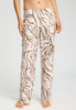 Front view of a women model wearing HA wild suede cotton Long Pants