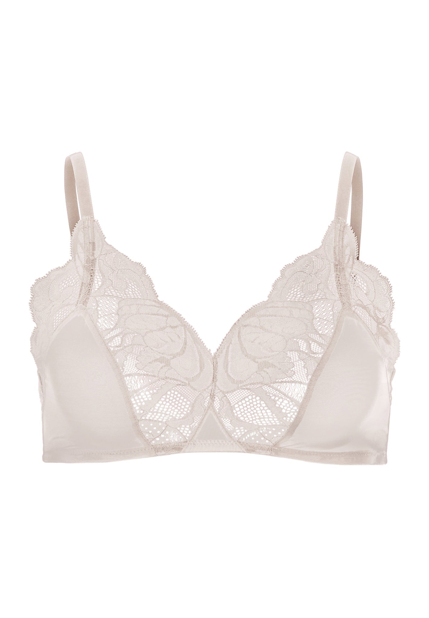 Front cutout view of HA moonlight microfibre Soft Cup Bra