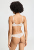 Back view of a women model wearing HA moonlight microfibre Soft Cup Bra