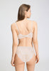 Back view of a women model wearing HA moonlight microfibre U/wire Bra