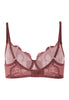 Back cutout view of HA apple butter microfibre U/wire Bra